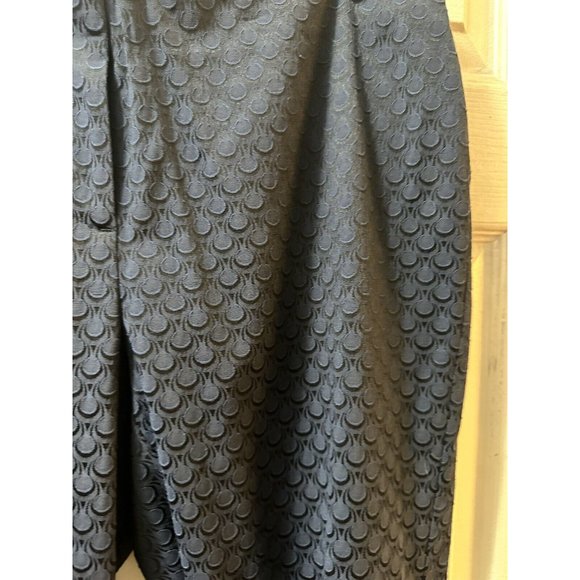 ALFANI Womens Black Print Essential Straight Leg Comfort Waist Pants Size 10 - Picture 2 of 7